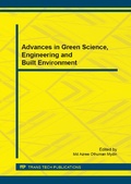 Cover: Advances in Green Science, Engineering and Built Environment - Trans Tech Publications Ltd
