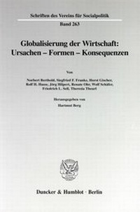 Abbildung von: Globalisierung der Wirtschaft: Ursachen - Formen - Konsequenzen - Duncker & Humblot