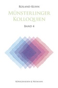 Cover: M&uuml;nsterlinger Kolloquien - K&ouml;nigshausen & Neumann