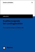 Cover: Koalitionssignale bei Landtagswahlen - Nomos