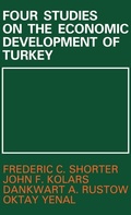 Cover: Four Studies on the Economic Development of Turkey - Routledge