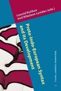 Cover: Proto-Indo-European Syntax and its Development - John Benjamins Publishing Company