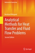 Cover: Analytical Methods for Heat Transfer and Fluid Flow Problems - Springer