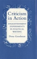 Cover: Criticism in Action - Cornell University Press