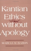 Cover: Kantian Ethics Almost Without Apology - Cornell University Press