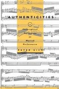 Cover: Authenticities - Cornell University Press