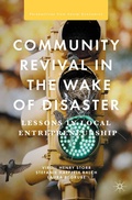 Cover: Community Revival in the Wake of Disaster - Palgrave MacMillan