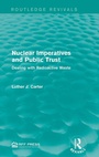 Cover: Nuclear Imperatives and Public Trust - Routledge