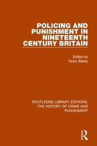Abbildung von: Policing and Punishment in Nineteenth Century Britain - Routledge