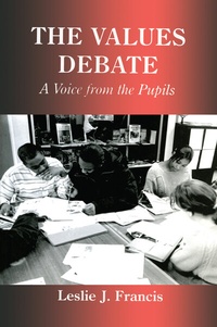 Enlarge image Cover: The Values Debate - Routledge Falmer