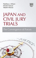 Cover: Japan and Civil Jury Trials - Edward Elgar Publishing