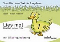 Abbildung von: Lies mal 1 (mit Silbengliederung) - Das Heft mit der Ente - jandorfverlag KG