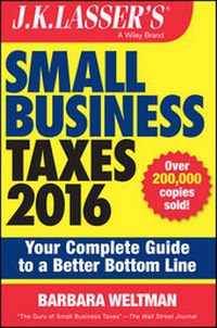 Bild vergrößern Bild: J.K. Lasser's Small Business Taxes 2016 - Wiley