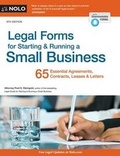 Cover: Legal Forms for Starting & Running a Small Business - NOLO