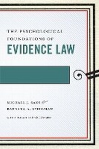 Abbildung von: The Psychological Foundations of Evidence Law - New York University Press