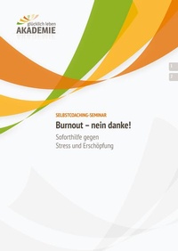 Bild vergrößern Bild: Burnout - nein danke! - Verlag Herder