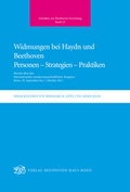 Cover: Widmungen bei Haydn und Beethoven. Personen - Strategien - Praktiken - Gemeinn&uuml;tziger Verein "Beethoven-Haus Bonn"