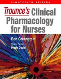 Abbildung von: Trounce's Clinical Pharmacology for Nurses - Churchill Livingstone