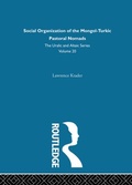 Cover: Social Organization of the Mongol-Turkic Pastoral Nomads - Routledge