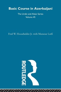 Enlarge image Cover: Basic Course in Azerbaijani - Routledge