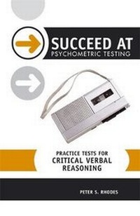Enlarge image Cover: Practice Tests for Critical Verbal Reasoning - John Murray Learning