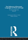 Cover: On the Influence of Germanic Language on Finnic and Lapp - Routledge