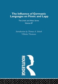Enlarge image Cover: On the Influence of Germanic Language on Finnic and Lapp - Routledge