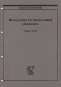 Cover: TM19 Relationships for Smoke Control Calculations 1995 - Chartered Institution of Building Services Engineers