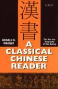 Cover: A Classical Chinese Reader - RoutledgeCurzon