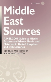 Enlarge image Cover: Middle East Sources - Routledge