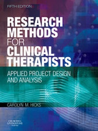 Abbildung von: Research Methods for Clinical Therapists - Churchill Livingstone