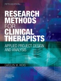 Cover: Research Methods for Clinical Therapists - Churchill Livingstone