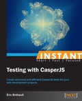 Cover: Instant Testing with CasperJS - Packt Publishing