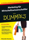 Cover: Marketing f&uuml;r Wirtschaftswissenschaftler f&uuml;r Dummies - Wiley-VCH