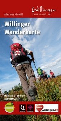 Abbildung von: Willinger Wanderkarte - grünes herz