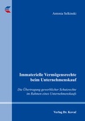 Cover: Immaterielle Verm&ouml;gensrechte beim Unternehmenskauf - Kovac, Dr. Verlag