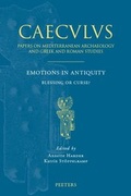 Cover: Emotions in Antiquity - Peeters Publishers
