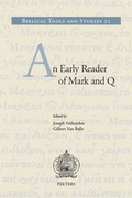 Cover: An Early Reader of Mark and Q - Peeters Publishers