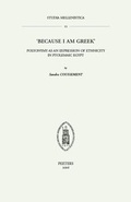 Cover: 'Because I Am Greek' - Peeters Publishers