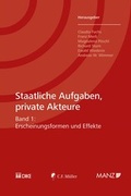Cover: Staatliche Aufgaben, private Akteure - Dike Verlag Z&uuml;rich