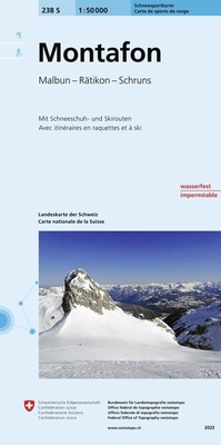 Abbildung von: 238S Montafon Schneesportkarte - swisstopo