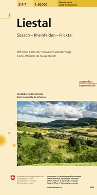 Abbildung von: 214T Liestal Wanderkarte - swisstopo