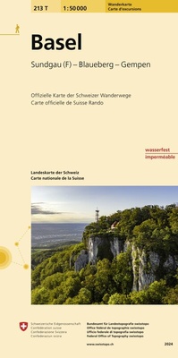 Abbildung von: 213T Basel Wanderkarte - swisstopo
