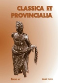 Cover: Classica et Provincialia - Uni-Press Graz