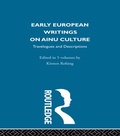 Cover: Early European Writings on Ainu Culture - Routledge