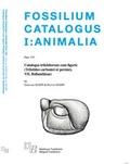 Cover: Hahn & Hahn: Fossilium Catalogus I: Animalia; Pars 153 - Margraf