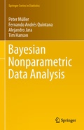 Cover: Bayesian Nonparametric Data Analysis - Springer