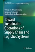 Cover: Toward Sustainable Operations of Supply Chain and Logistics Systems - Springer