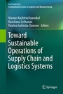 Cover: Toward Sustainable Operations of Supply Chain and Logistics Systems - Springer