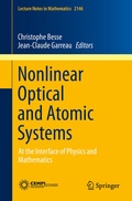 Cover: Nonlinear Optical and Atomic Systems - Springer